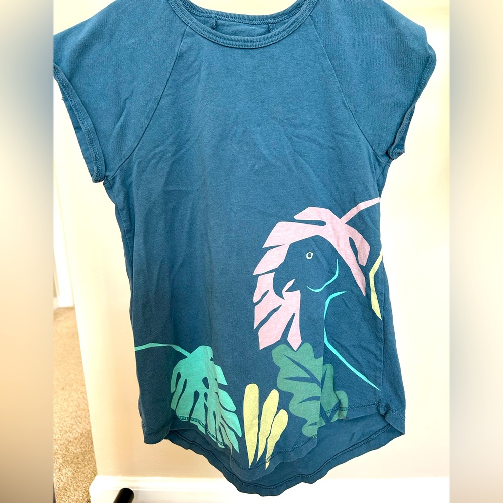 Tea Collection Parrot Tee Tunic, Size 7
